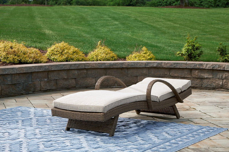 Beachcroft Outdoor Chaise Lounge with Cushion