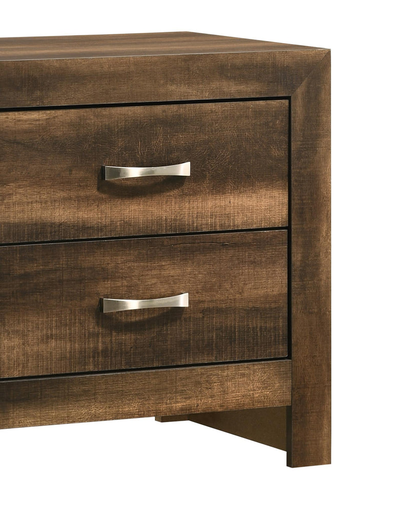 Yasmine Brown Modern Style Nightstand in Espresso finish Wood