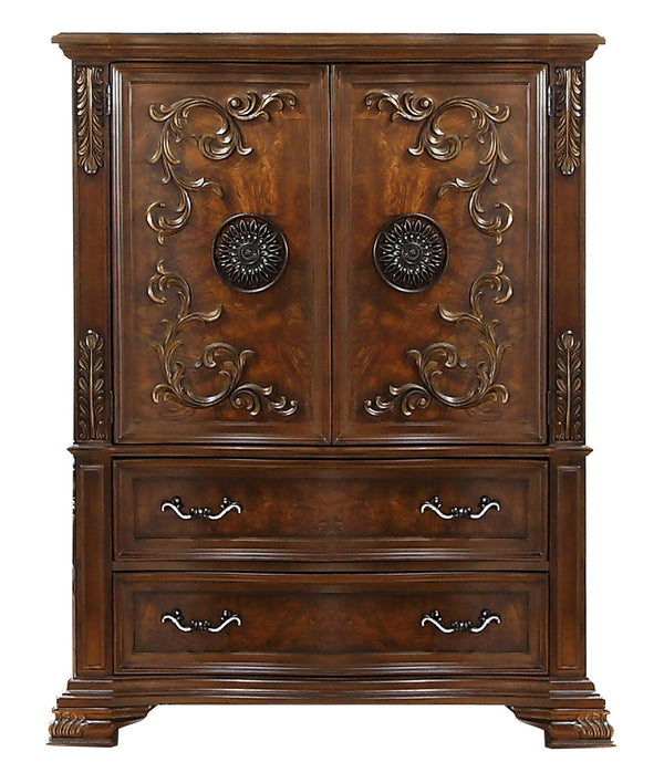 Santa Monica Traditional Style Chest in Cherry finish Wood image