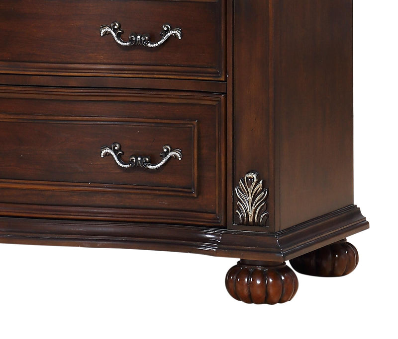 Rosanna Traditional Style Chest in Cherry finish Wood