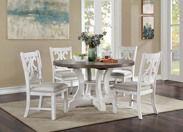 AULETTA Round Dining Table, Gray