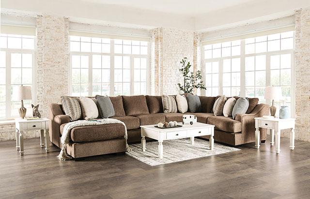 FARRINGDON Sectional, Brown