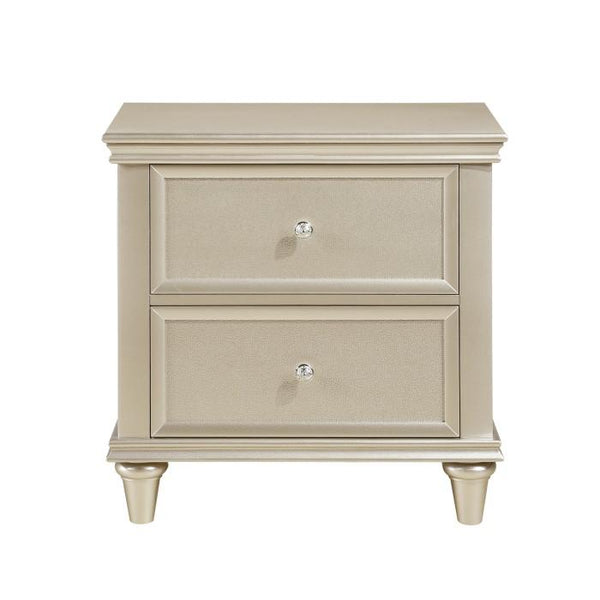 Celandine 2 Drawer Nightstand in Silver 1928-4 image