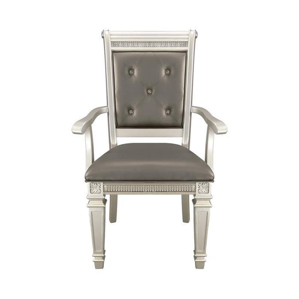 Bevelle Arm Chair in Silver (Set of 2) image