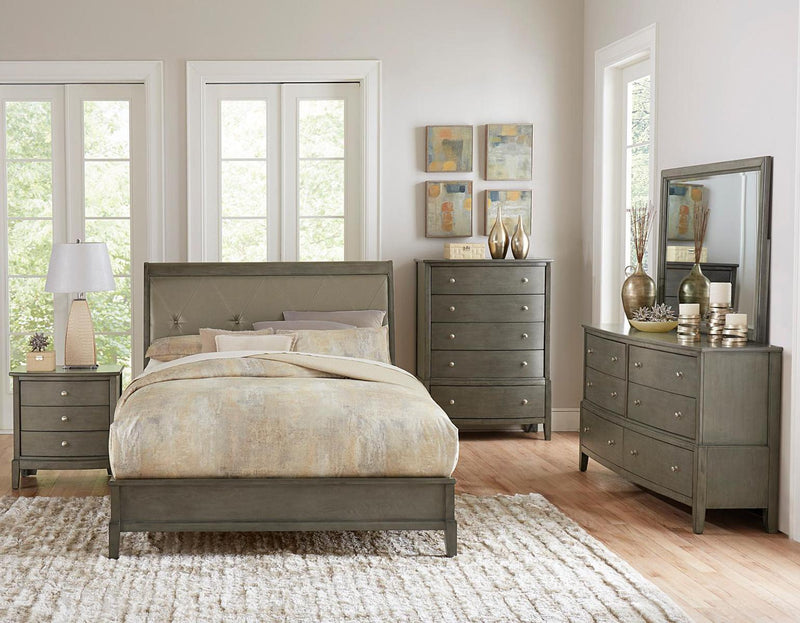 Cotterill 5 Drawer Chest in Gray 1730GY-9