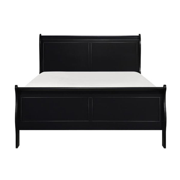 Mayville Queen Sleigh Bed in Black image