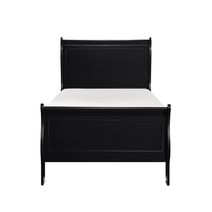 Mayville Twin Sleigh Bed in Black image