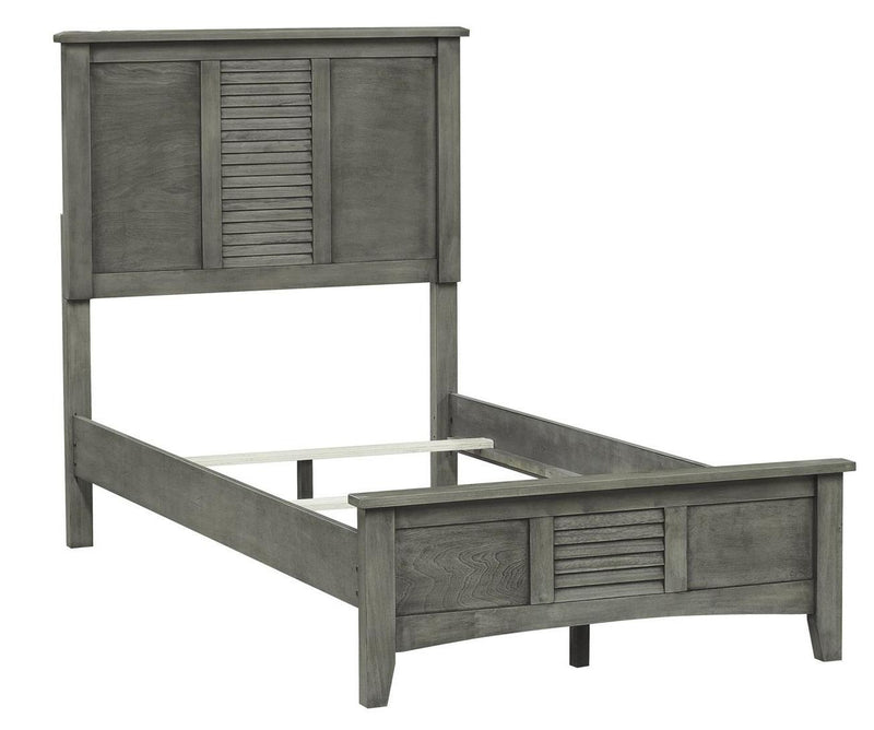 Garcia Queen Panel Bed in Gray