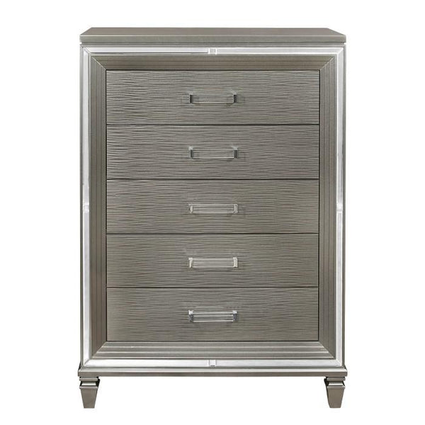 Tamsin Chest in Silver Grey Metallic 1616-9 image