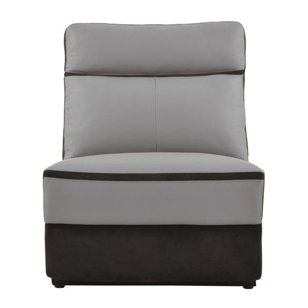 Laertes Power Armless Reclining Chair in Taupe Gray 8318-ARPW image