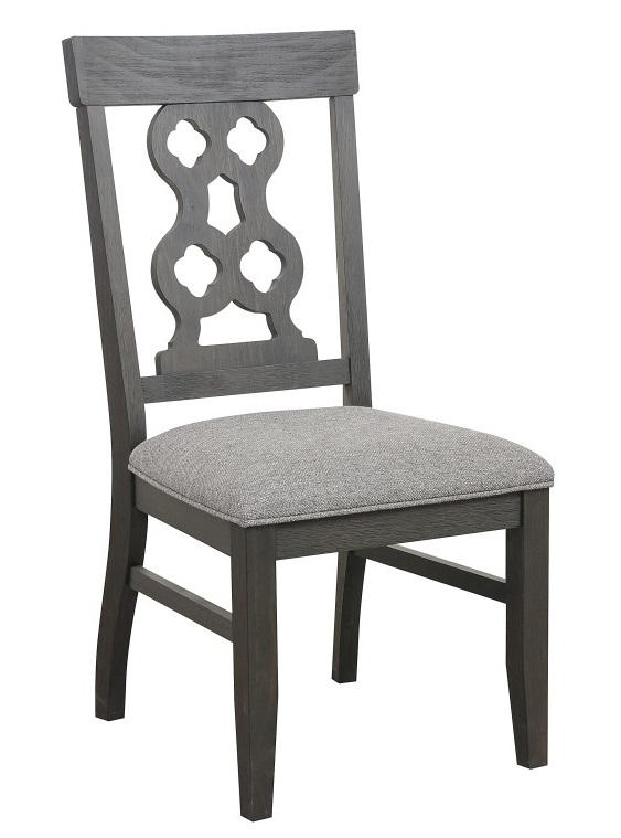 Arasina Side Chair in Dark Pewter (Set of 2)