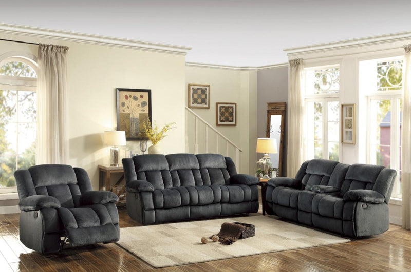 Laurelton Glider Reclining Chair in Charcoal 9636CC-1