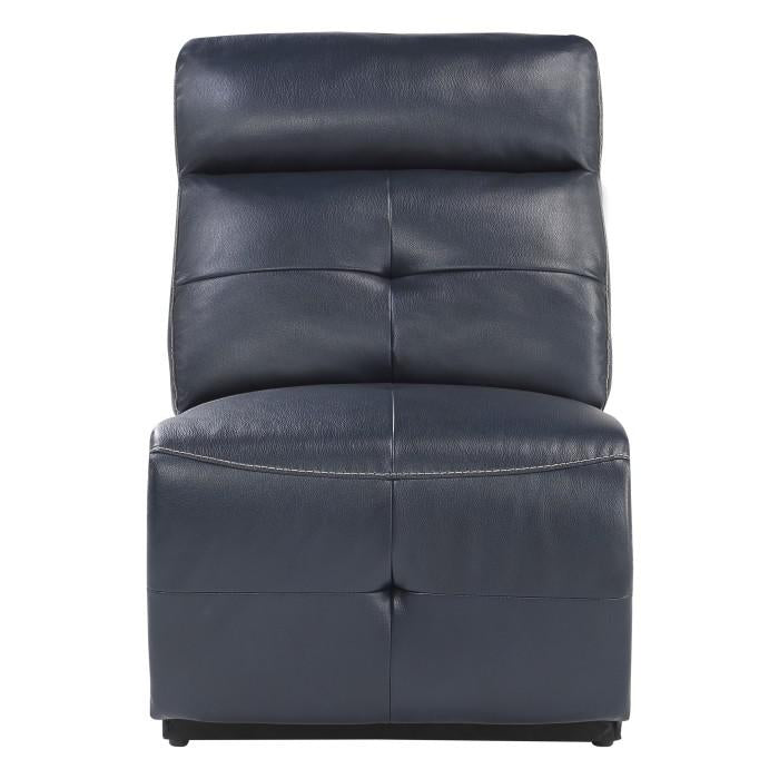 Avenue Armless Reclining Chair in Navy 9469NVB-AR image