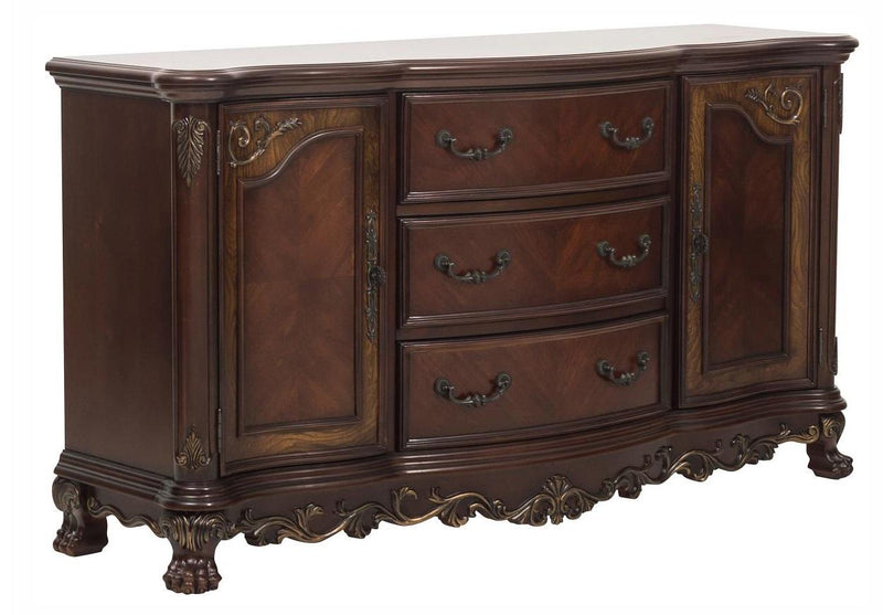 Deryn Park Buffet/Server in Dark Cherry 2243-55