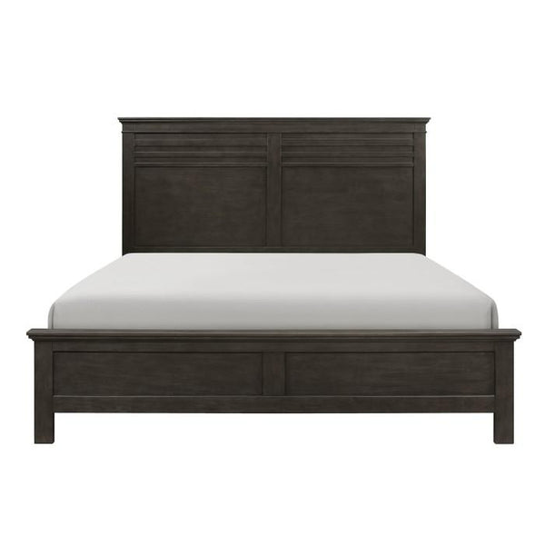 Blaire Farm Queen Panel Bed in Saddle Brown Wood 1675-1* image